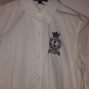 White Lauren Ralph Lauren long sleeve Shirt